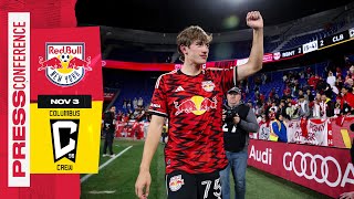 Daniel Edelman quotSuper proud of myself and the teamquot  New York Red Bulls vs Columbus Crew [upl. by Lorena637]