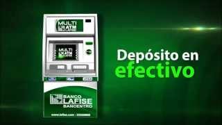 Deposito en Efectivo  MultiATM LAFISE [upl. by Ovid]