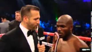 Tim bradley Defeats Juan Marquez Post Fight Interview [upl. by Abbye]