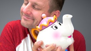 Mrs Potts Teapot Unboxing  Beauty and the Beast Merchandise  Paladone TV [upl. by Ahseyt]