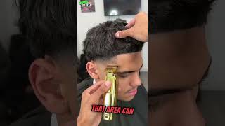 ✌🏽CRAZIEST Pushback Hairline Ever✌🏽 barber crazy hairline hairlinerestoration pushback [upl. by Egide]