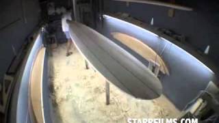 YATER Shaping a Balsa Surfboard 2000 Surf Project [upl. by Katonah]