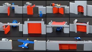 Building 10 Motorized Lego Doors [upl. by Dutch]