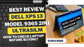 DELL XPS 13 9365 2IN1 LAPTOP REVIEW  HindEnglish Subtitles [upl. by Saixela]