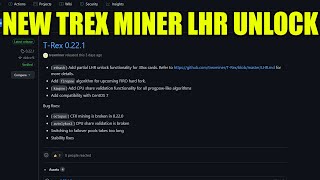 Testing New TRex Miner LHR Unlock With My RTX 3060 LHR V2 [upl. by Anneliese]