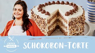 SchokobonTorte – Extrem lecker 😋 einfaches Rezept mit Mascarpone I Einfach Backen [upl. by Eisler858]