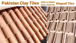 khaprail tiles natural color l roof tiles design in Pakistan l 03006140666 [upl. by Ennayehc]