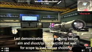 Lyrien Blackshot Basic Sniper Tutorial [upl. by Lobel]