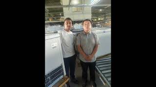 Foreign customers inspect the factoryexporter factory chestfreezer [upl. by Aiynot]