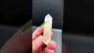 Quartz with Tourmaline from Pakistan  Fine Art minerals  Quartz [upl. by Eanad]