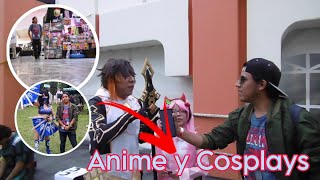 Interactuamos con Cosplayers en la Friki Feria COSPLAYS Y ANIME cosplay [upl. by Gael]