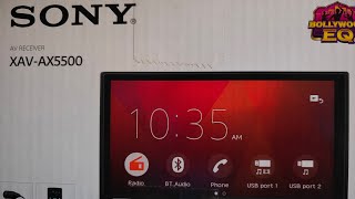 Sony XAV AX5500 Owner Review car infotainment system Apple car play and Android auto and weblink [upl. by Aenet28]