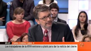 Grupo Atresmedia  Cierre de la RTVV  Canal 9 [upl. by Asset]