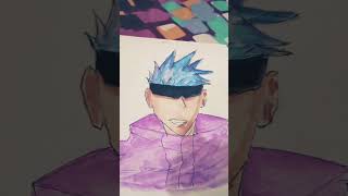 Gojo last episode 15 is overshort anime drawing [upl. by Belayneh436]