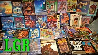 LGR  My Best Retro PC Game Haul Probably [upl. by Yrallam]