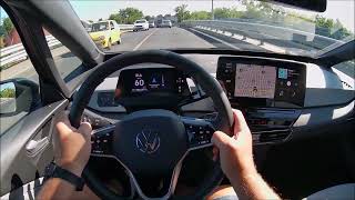 Volkswagen ID3 Pro S 204HP 2024  Csak vezetés POV test drive [upl. by Moss712]