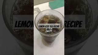 lemon iced tea recipe 😋realfoolsshorts63 song newsong punjabisong music [upl. by Moretta]