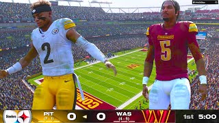 Madden 25 Gameplay  Steelers Justin Fields INSANE Scamble [upl. by Polad938]