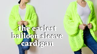 Crochet Cardigan Tutorial for BeginnersCrochet Spring Cardigan [upl. by Esinehs6]