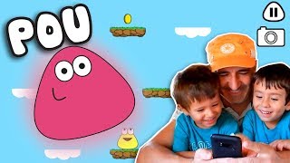 POU Juego que da mucha risa Juegos y aplicaciones gratis para niños ANDROID [upl. by Nesnah460]