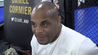 Daniel Cormier talks Stipe fight and coaching TUF at media day [upl. by Lonni]