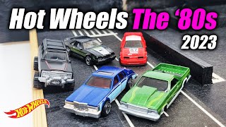 Hot Wheels The 80s 2023 5 Cars Unboxing and Review [upl. by Gratiana]