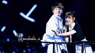 Mistletoe with BTSs Jungkook and IU KOOKu [upl. by Aisayn]