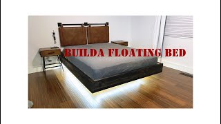 Floating bed frame [upl. by Kohl]