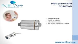 Filtro Purificador de Agua para Ducha [upl. by Maxima]