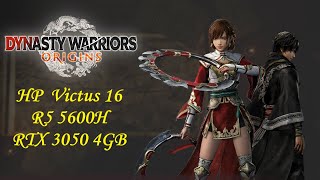 DYNASTY WARRIORS ORIGINS Demo  HP Victus 16 R5 5600H RTX 3050 4GB Can it handle 1001 warriors [upl. by Britte]