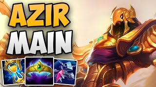 KOREAN CHALLENGER AZIR MAIN FULL GAMEPLAY  CHALLENGER AZIR MID GAMEPLAY  Patch 1312 [upl. by Tena]