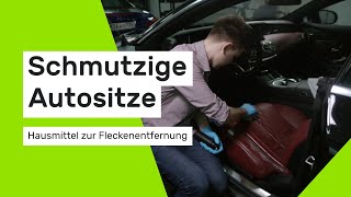 Schmutzige Autositze So entfernen Sie Flecken [upl. by Brodeur267]