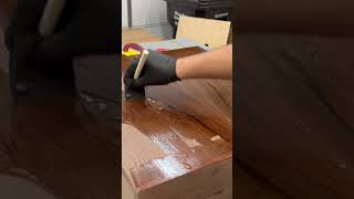 Boiled Linseed Oil and Polyurethane Over Walnut Veneer [upl. by Milah]