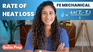 FE Exam Mechanical Review  Rate of Heat Loss [upl. by Dekow502]