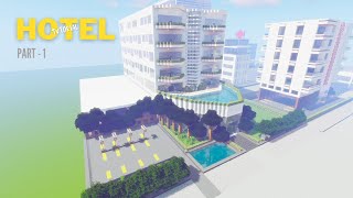 How to make a HOTEL in Minecraft  Tutorial  MMT [upl. by Tarsus506]