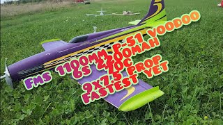 fms 1100mm p51 voodoo fastest flight yet [upl. by Pryor]