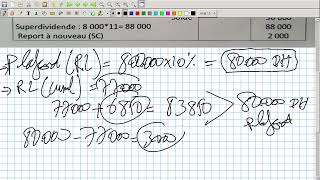 Comptabilité Approfondie Vidéo N 32  Exercice Corrigé quotAffectation Des Bénéficesquot [upl. by Adnerak69]