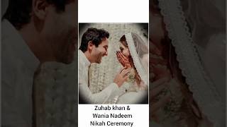 zuhab khan ampwania Nadeem nikahshortsyoutubeshorts viralshortshortvideozuhabkhanwanianadeem [upl. by Ayt]