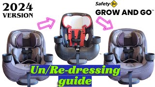 2024 Version  Safety 1st Grow and Go 3In1 Car Seat  Cover redressing  cover installation guide [upl. by Benioff]