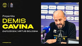 PREPARTITA  Vanoli Cremona 🆚 Virtus Bologna  Demis Cavina  Conferenza stampa [upl. by Fira]