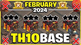 TOP 20 NEW BEST 🔥 TH10 CWL BASE LINK 2024 TH10 WAR BASE LINK 2024 TH10 BASE LINK CLASH OF CLANS [upl. by Anelle578]