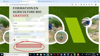 VIDÉO QUI EXPLIQUE COMMENT FAIRE LA FORMATION EN LIGNE GRATUITE SUR LAGRICULTURE BIOLOGIQUE [upl. by Oninotna]