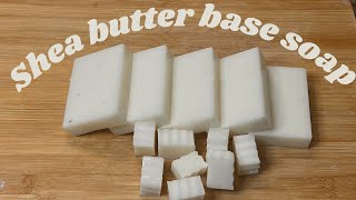 How to make shea butter soap with only 3 ingredients [upl. by Dittman]