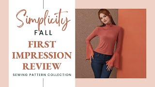 Review Simplicity 2024 Fall Sewing Patterns [upl. by Baudelaire]