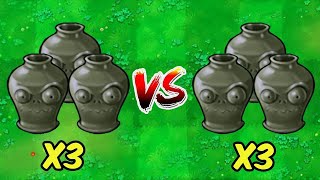 PVZ 1 Hybrid Challenge  3 Plant Vases VS 3 Zombie Vases  Who Will Win [upl. by Atteselrahc248]