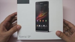 Sony Xperia SP Android Phone Unboxing [upl. by Nuzzi90]