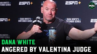 Dana White goes off on ShevchenkoGrasso judge “The craziest st Ive ever seen in my life” [upl. by Sussi]