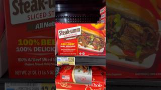 Steakumm costs more than Real Cheesesteak w same amount of beef Yikes 😳 Bring back Orange Man🙏 [upl. by Dickey]