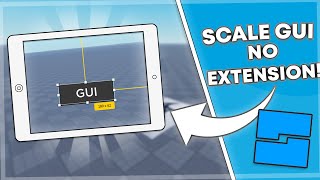 How to Scale UI for all Devices on ROBLOX NO EXTENSIONSPLUGINS [upl. by Lladnarc]