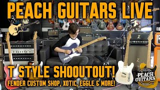 Peach Guitars LIVE  T Style Shootout [upl. by Herries]